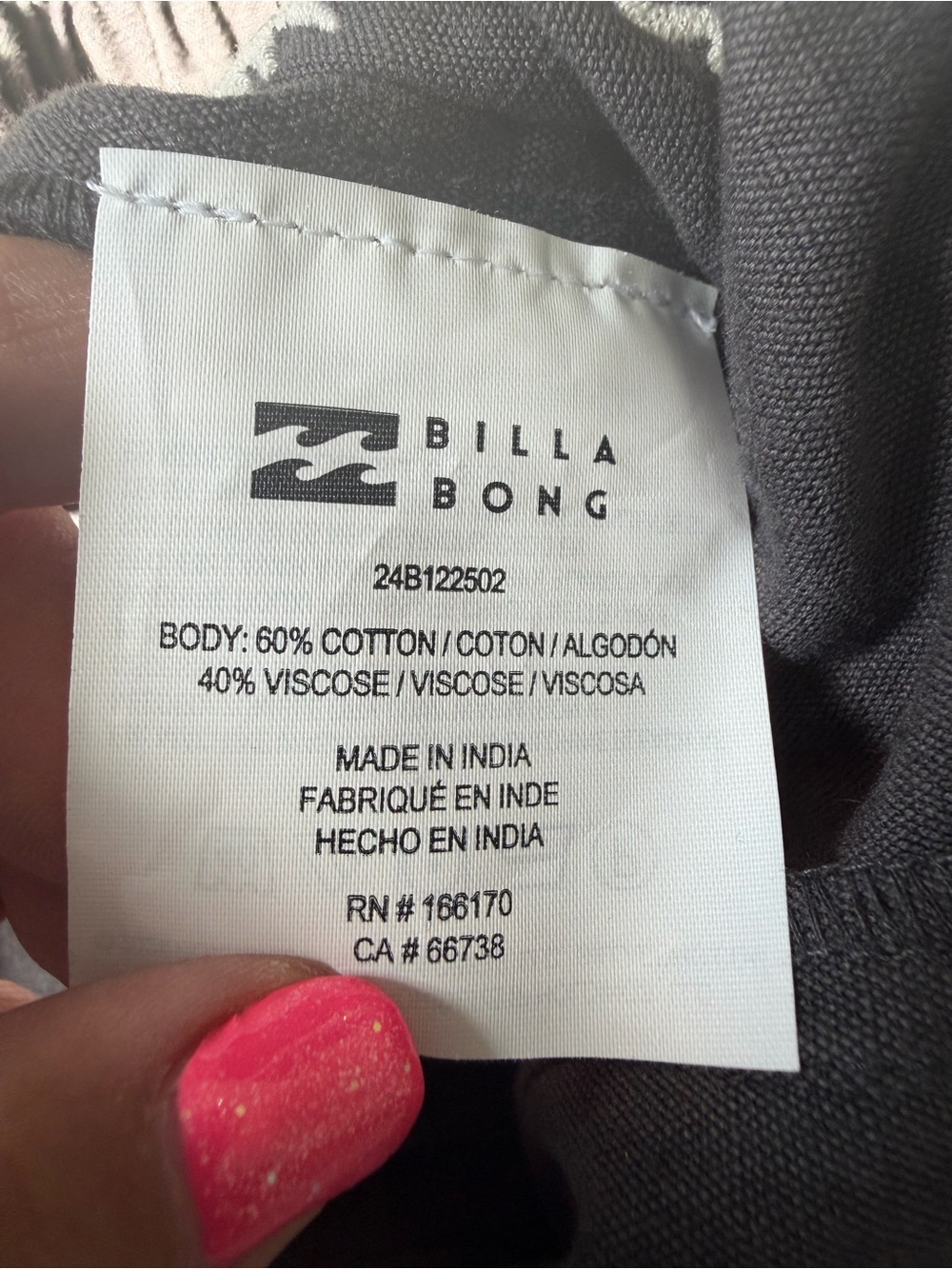Billabong Days End Cotton Blend Drawstring Pants - Picture 13 of 13